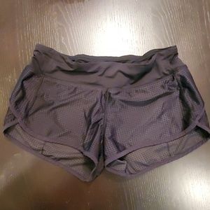 Lululemon speed shorts, perforated holes